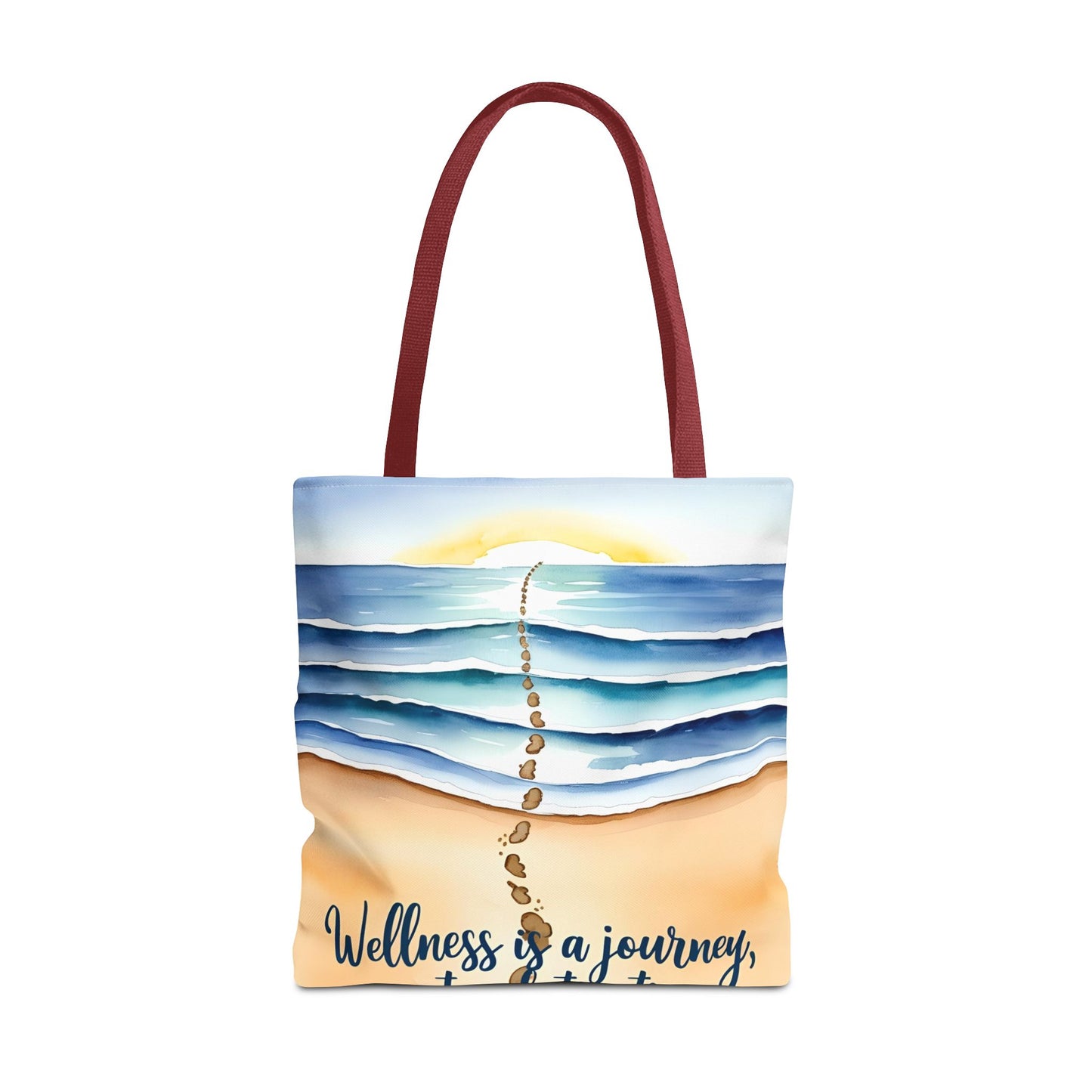 Wellness Journey Inspirational Tote Bag