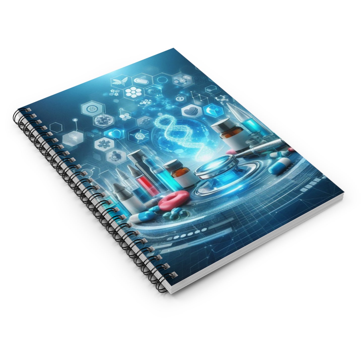 Futuristic Science Spiral Notebook