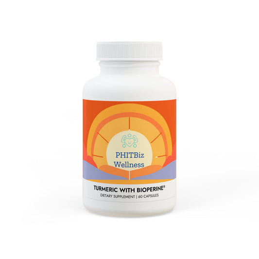 Turmeric with BioPerine® Supplement (60 Capsules)