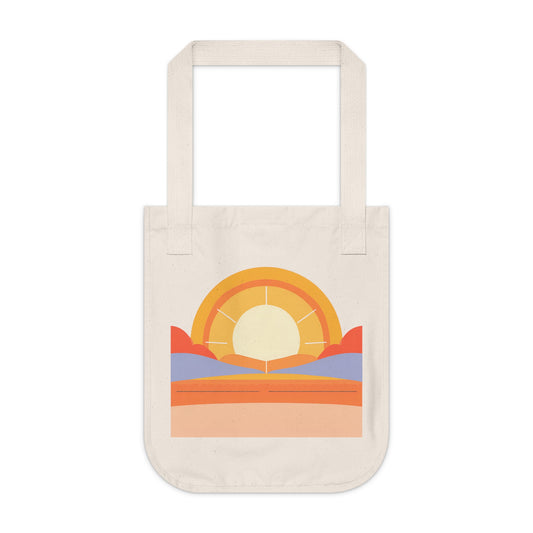 Wellness Journey Inspirational Organic Canvas Tote Bag