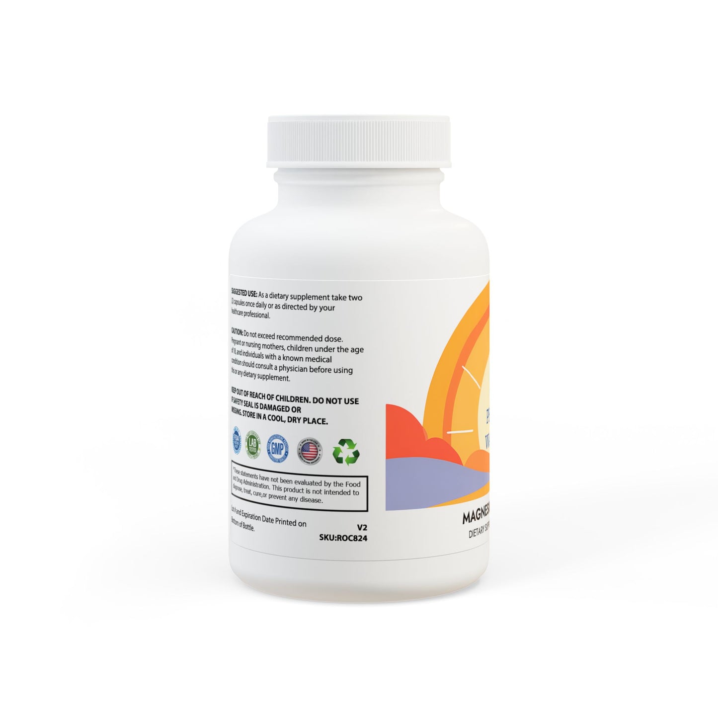 Magnesium Glycinate Supplement (60 Capsules)