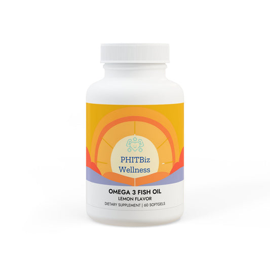 Omega 3 Fish Oil Supplement (60 Softgels)