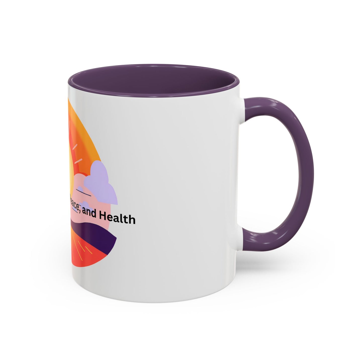 Wellness Sunset Accent Coffee Mug (11oz)