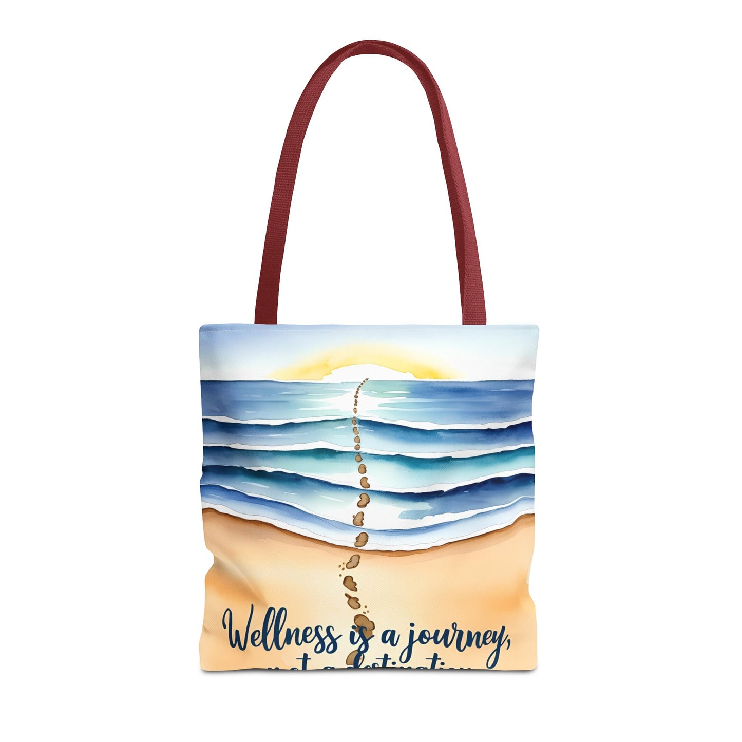 Wellness Journey Inspirational Tote Bag