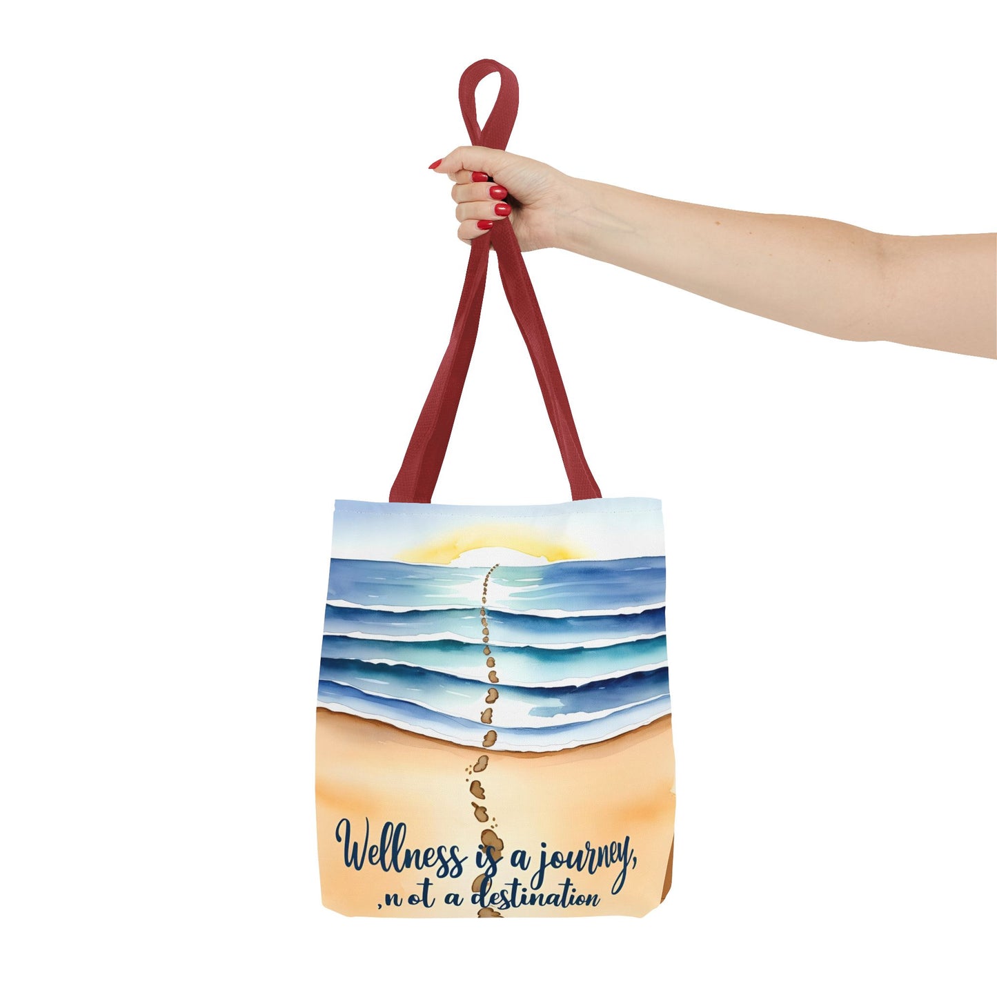 Wellness Journey Inspirational Tote Bag