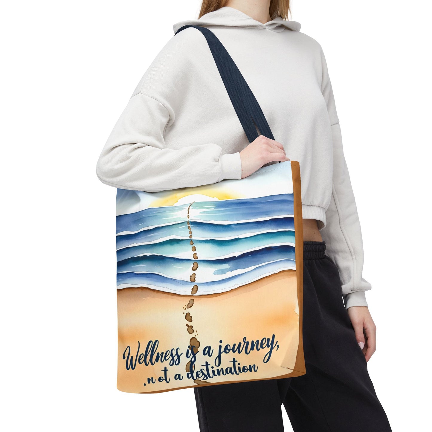 Wellness Journey Inspirational Tote Bag
