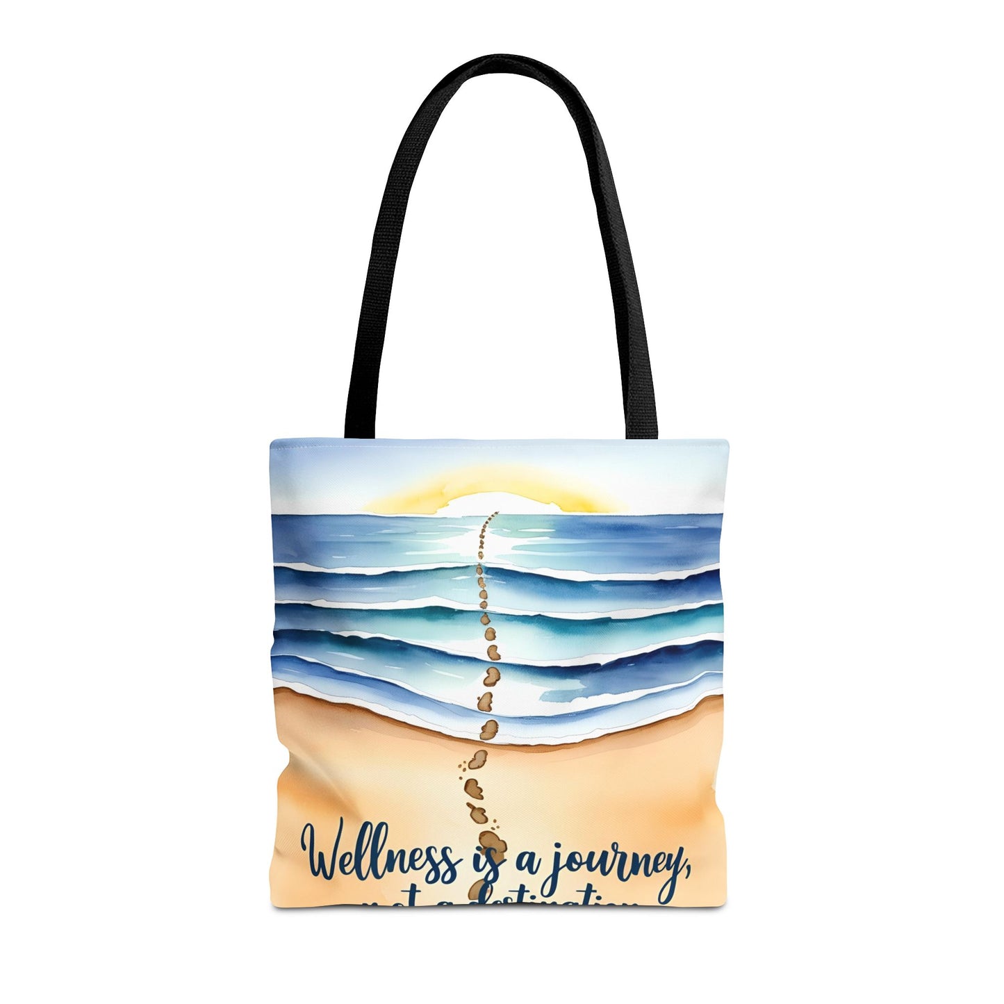 Wellness Journey Inspirational Tote Bag