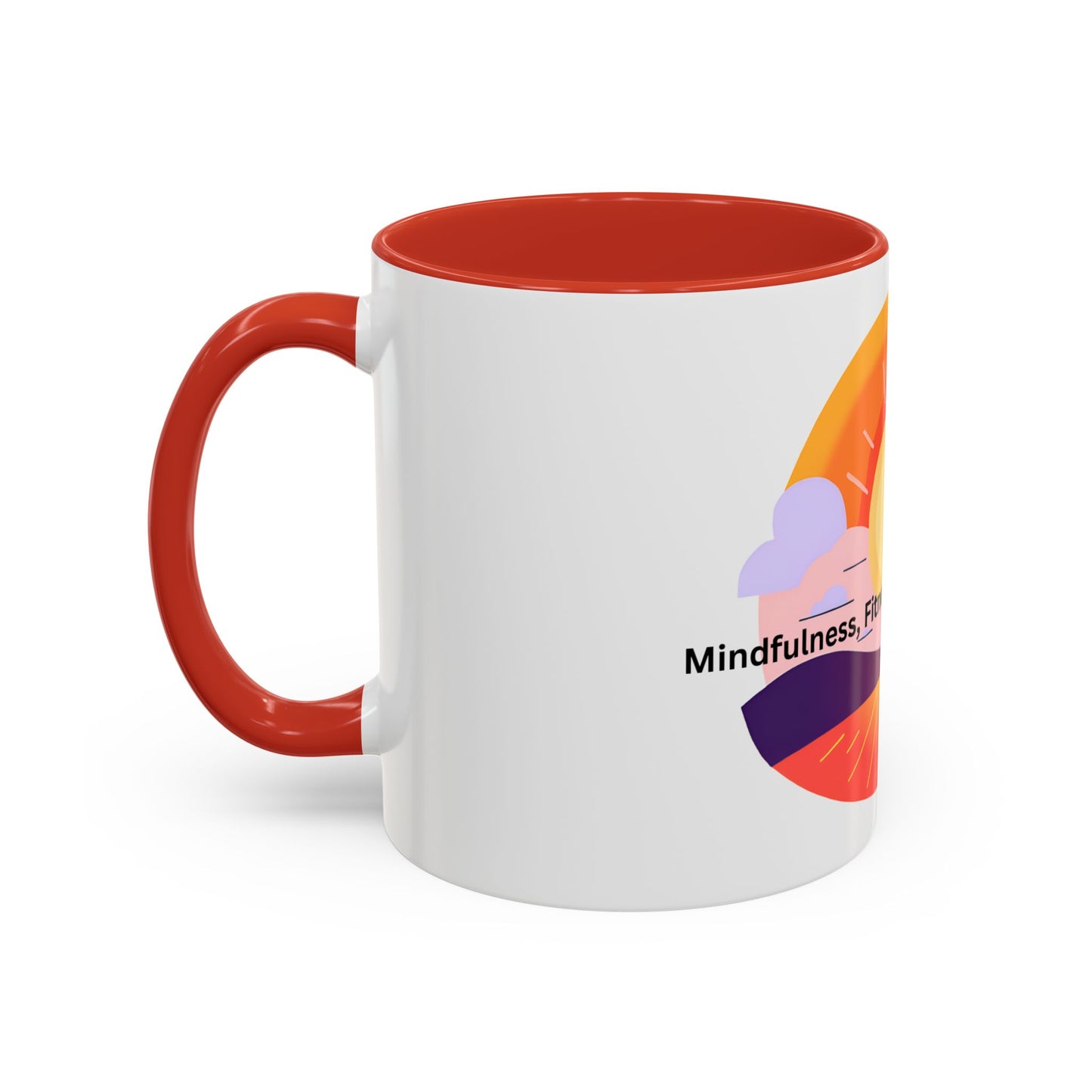 Wellness Sunset Accent Coffee Mug (11oz)