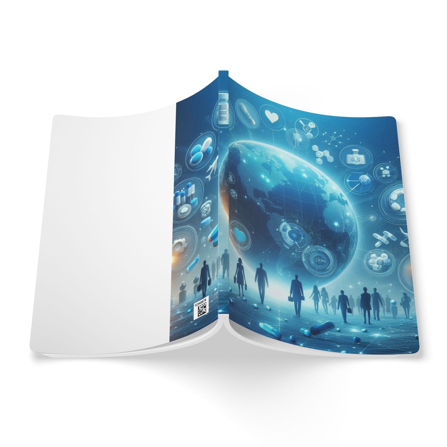 Modern Exploration Softcover Journal with Inside Prints - 100 Pages